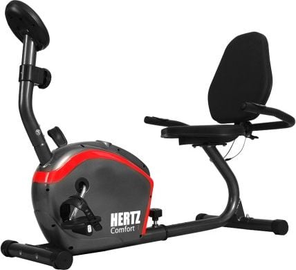 Rower stacjonarny Hertz Rower Comfort 1 czarno-czerwony (11475)