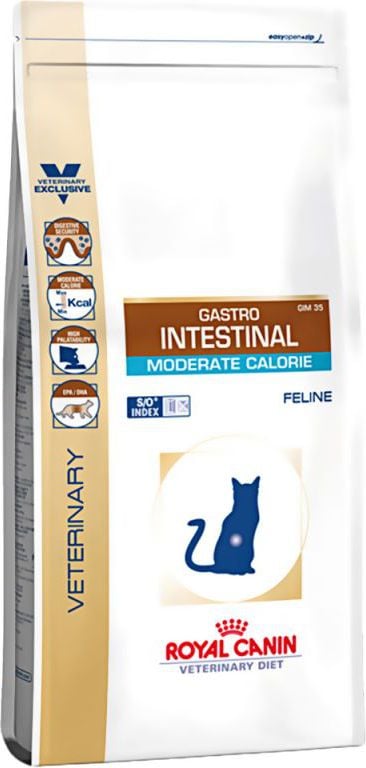 Hrana uscata pentru pisici ROYAL CANIN Cat Gastro Intestinal Moderate Calorie, 400 g
