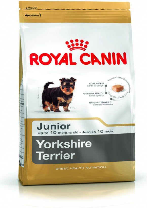 Hrana uscata pentru caini junior, Royal Canin Yorkshire Puppy, cu pui 7.5 kg
