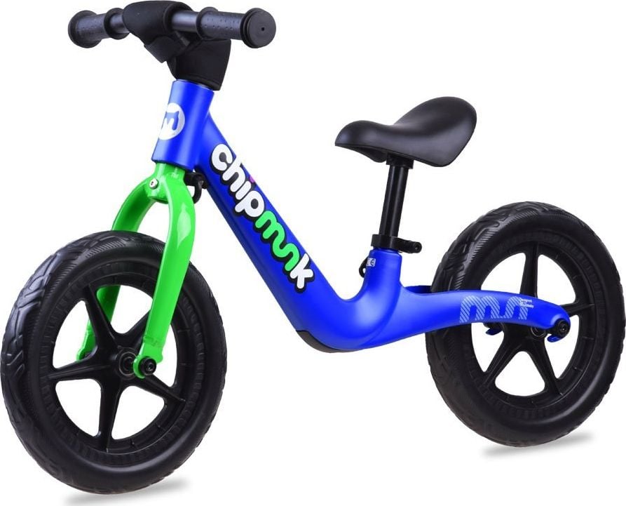 Royalbaby Balance bike Chipmunk 12 inch albastru-verde (RO0132)
