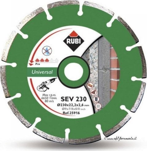 Rubi Disc de tăiere RUBI pro 25916 230 MM