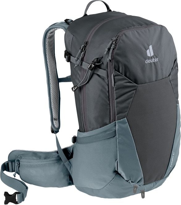 Rucsac drumetie Deuter Futura 27, Poliester/Poliamida, 27 l, 55x28x20cm, Gri