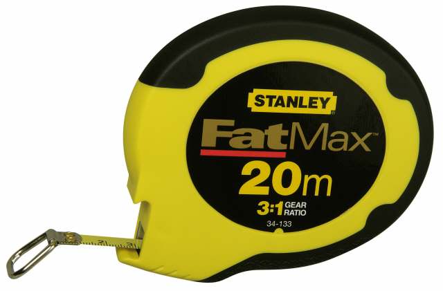 Ruleta FatMax cu banda de otel in sistem metric 20m Stanley 0-34-133