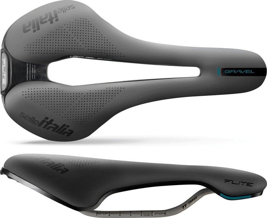 Sa bicicleta Selle Italia Flite Boost Gravel Ti365 Superflow, Negru