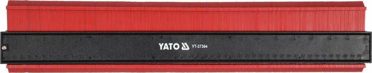 Sablon masurare profile, Yato YT-37364, magnetic, 535 mm