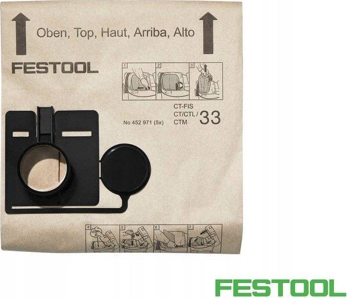 Sac de praf Festool FESTOOL FIS-CT 33 / 1X SAC FILTRĂ 452971