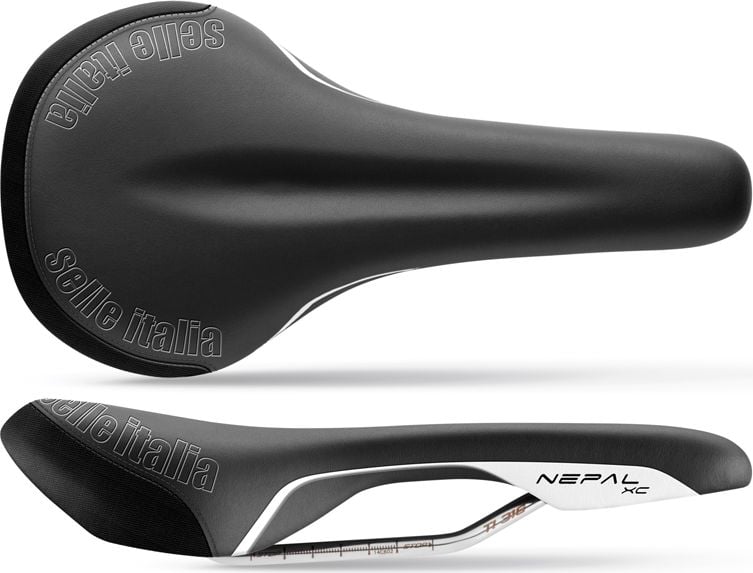 Saddle NEPAL TI S (id meci - S1) Ti 316 Tube 7 Fiber-tek negru (SIT-028AC01AKC002)