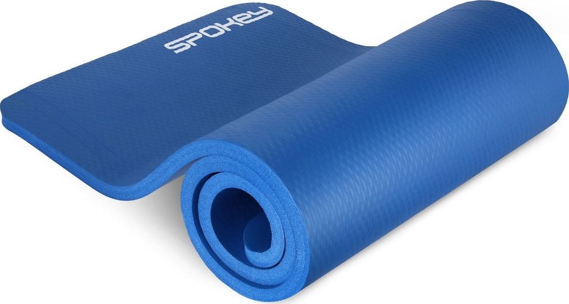 Saltea aerobic si fitness, Spokey, Softmat, 180x60x1.5cm, albastru