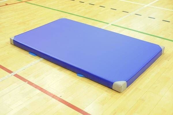 Saltea de gimnastică Interplastic 1 bucată 200 cm x 120 cm x 10 cm albastru