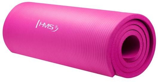 Saltea fitness/yoga/pilates HMS YM04, NBR, 183 x 61 x 1.5 cm, roz