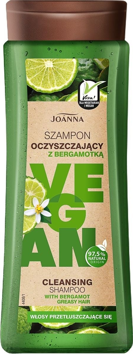 Sampon Joanna, Vegan, Bergamota, Par gras, 300ml