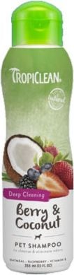 Sampon pentru caini Tropiclean Berry & Coconut Shampoo, 355ml