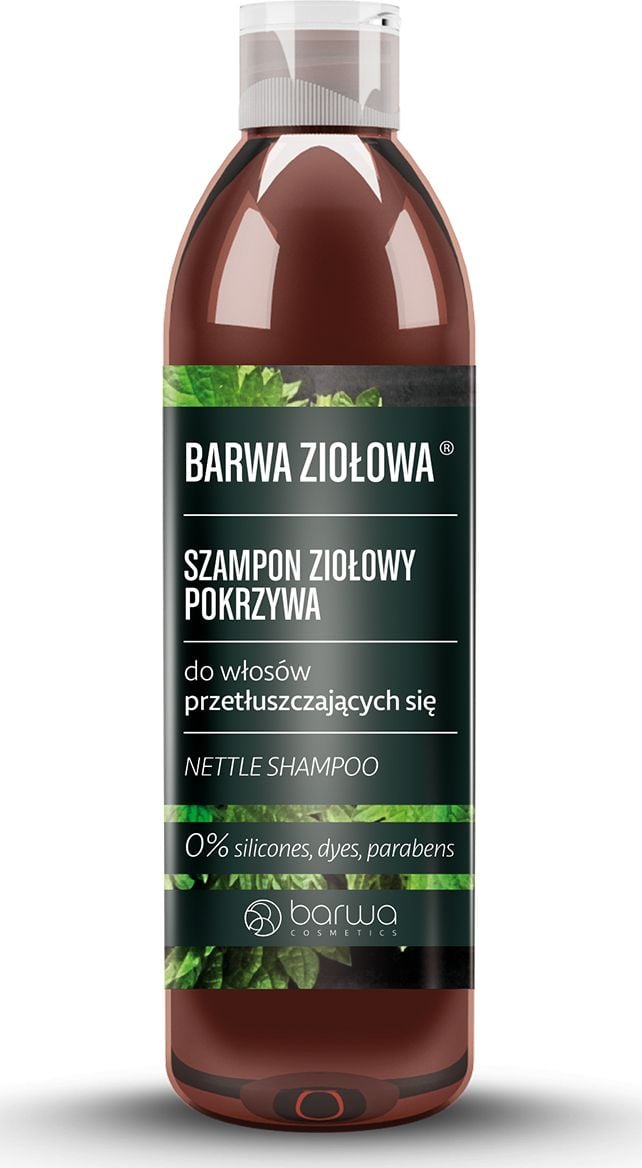 Sampon pentru parul gras cu urzica Herbal Barwa Cosmetics, 250 ml