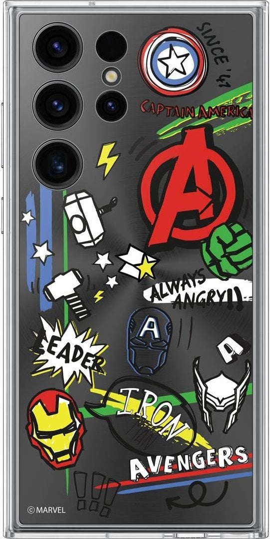 Samsung Panel tylny Samsung Marvel Doodle do etui Frame Case do Galaxy S23 Ultra