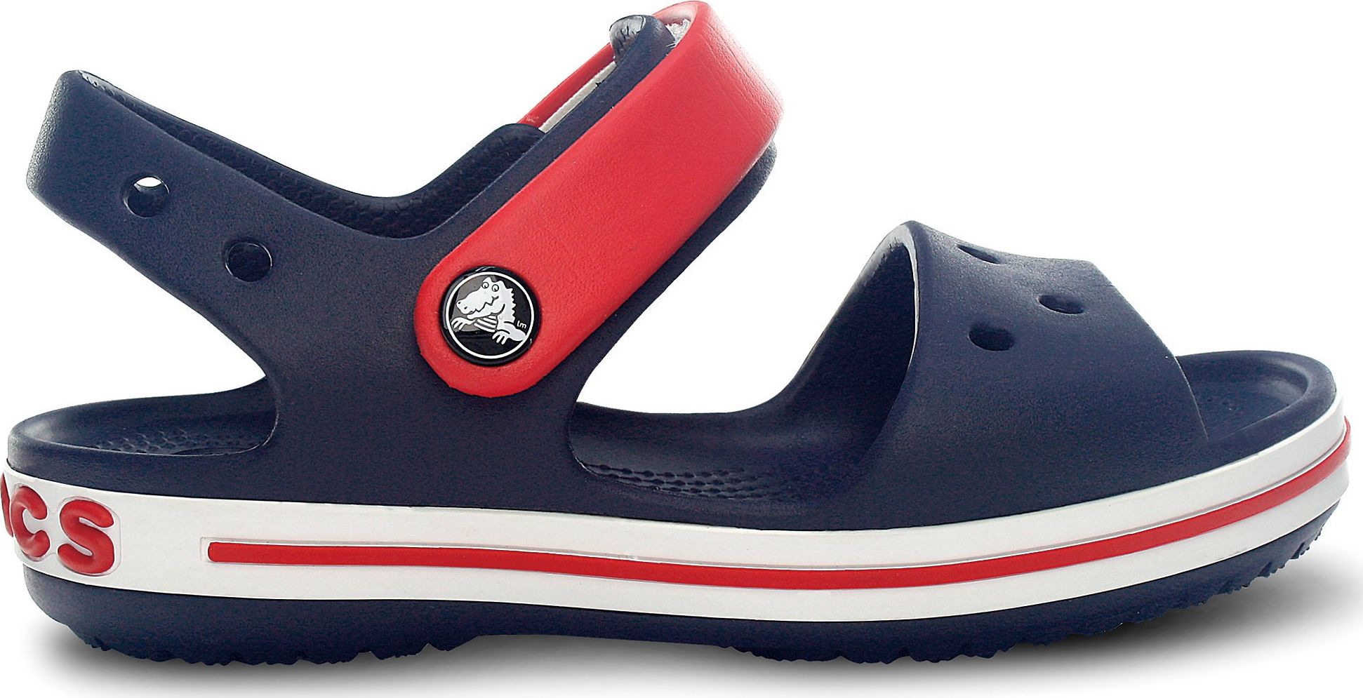 Sandale Crocs Crocband Jr copii bleumarin-roșu 20-21