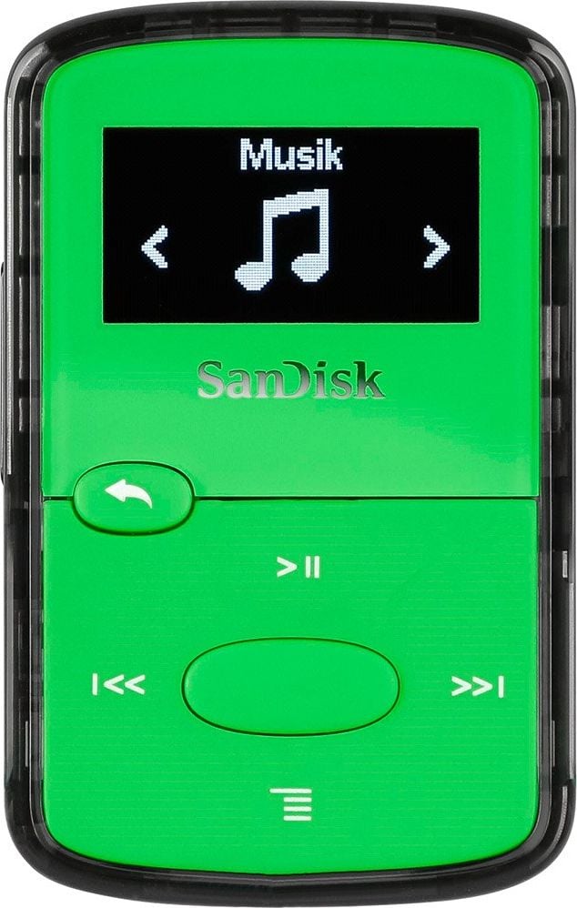 MP3 si MP4 Playere - SanDisk MP3 Player Clip Jam 8GB verde