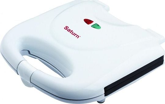 Sandwich-maker Saturn ST-EC1082, 750 W, Alb, model triunghi