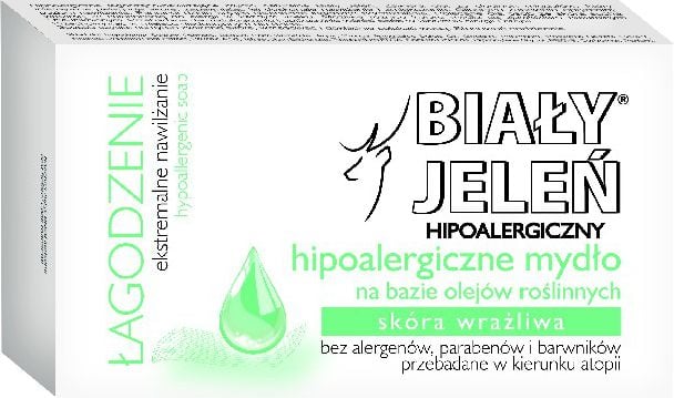 Sapun natural hipoalergenic Bialy Jelen, 85 g