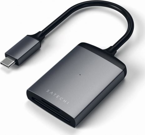 SATECHI ALUMINIU TIP-C-II UHS MICRO / SD ADAPTOR CARD READER | Spațiu Gray