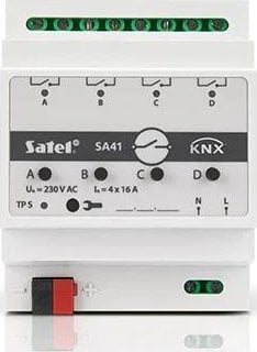Satel SATEL KNX Servomotor de comutare cu 4 canale KNX-SA41