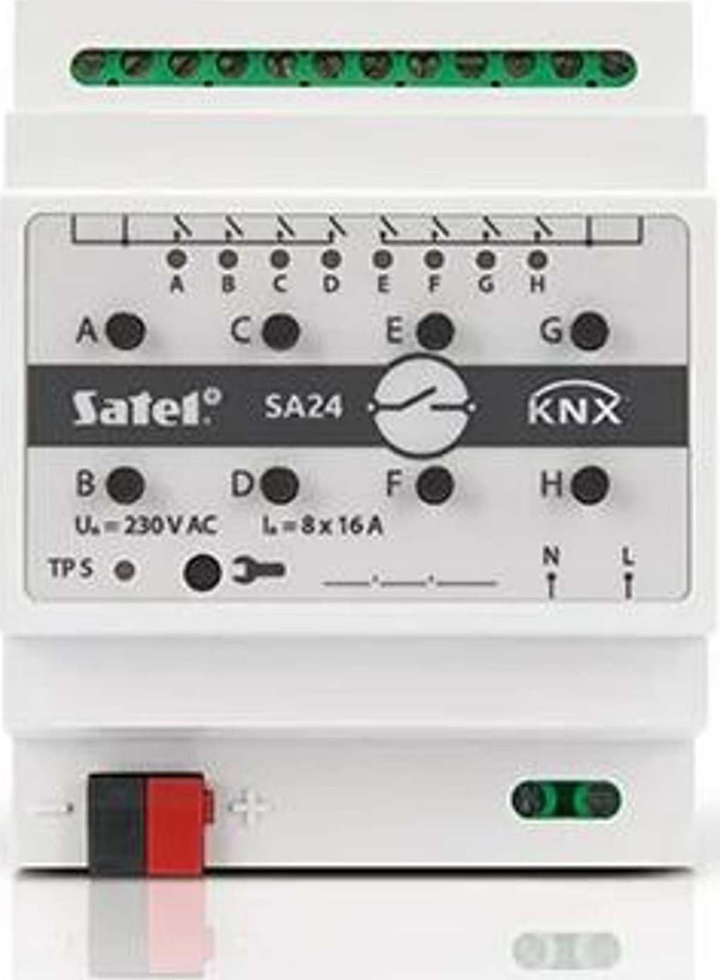 Satel SATEL KNX Servomotor de comutare cu 8 canale KNX-SA24