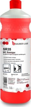 Sauber Sauber Lab SR35 WC REINIGER Pregatire eficienta pentru curatarea instalatiilor sanitare 1 l