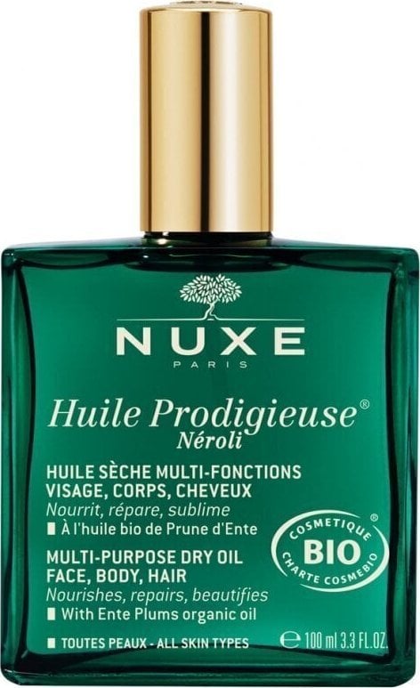 Sausasis aliejus Nuxe Huile Prodigieuse Multi-Purpose Neroli Dry Oil (veidui, kūnui, plaukams) 100ml