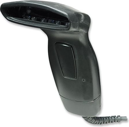 scanner de coduri de bare, cu LED-uri, USB, negru - 460866