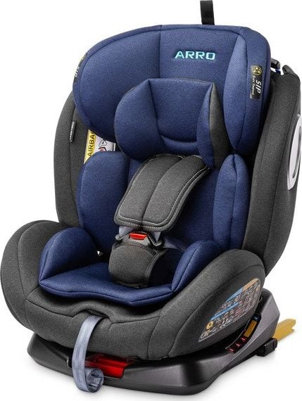 Scaun auto rotativ Caretero ARRO 0-36 Kg Isofix Albastru