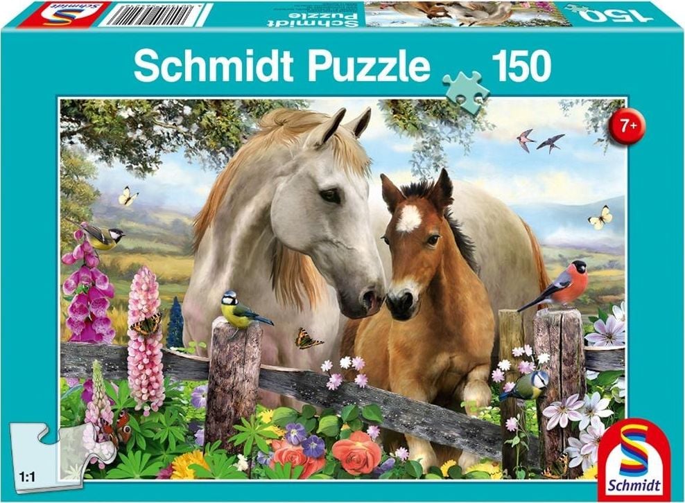 Schmidt Spiele Puzzle 150 Iapă și mânz G3