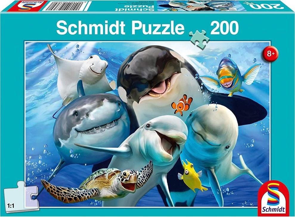 Puzzle Schmidt - Underwater friends, 200 piese