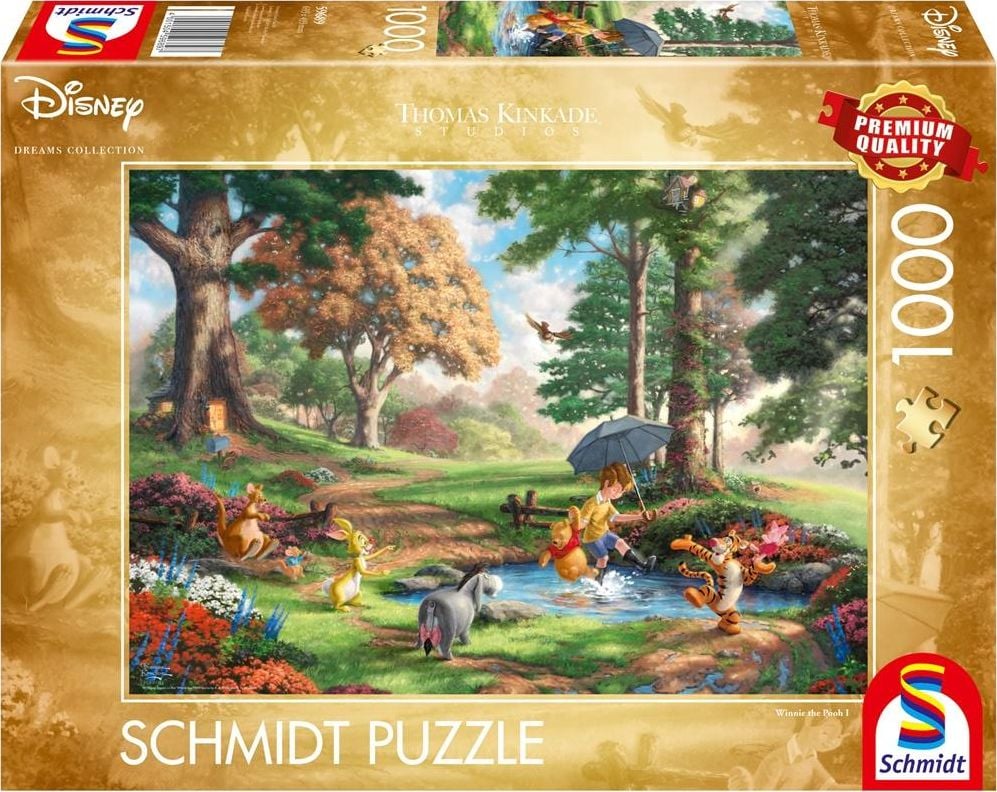 Puzzle Schmidt Spiele PQ 1000 cu Kubuś Puchatek (Disney) G3