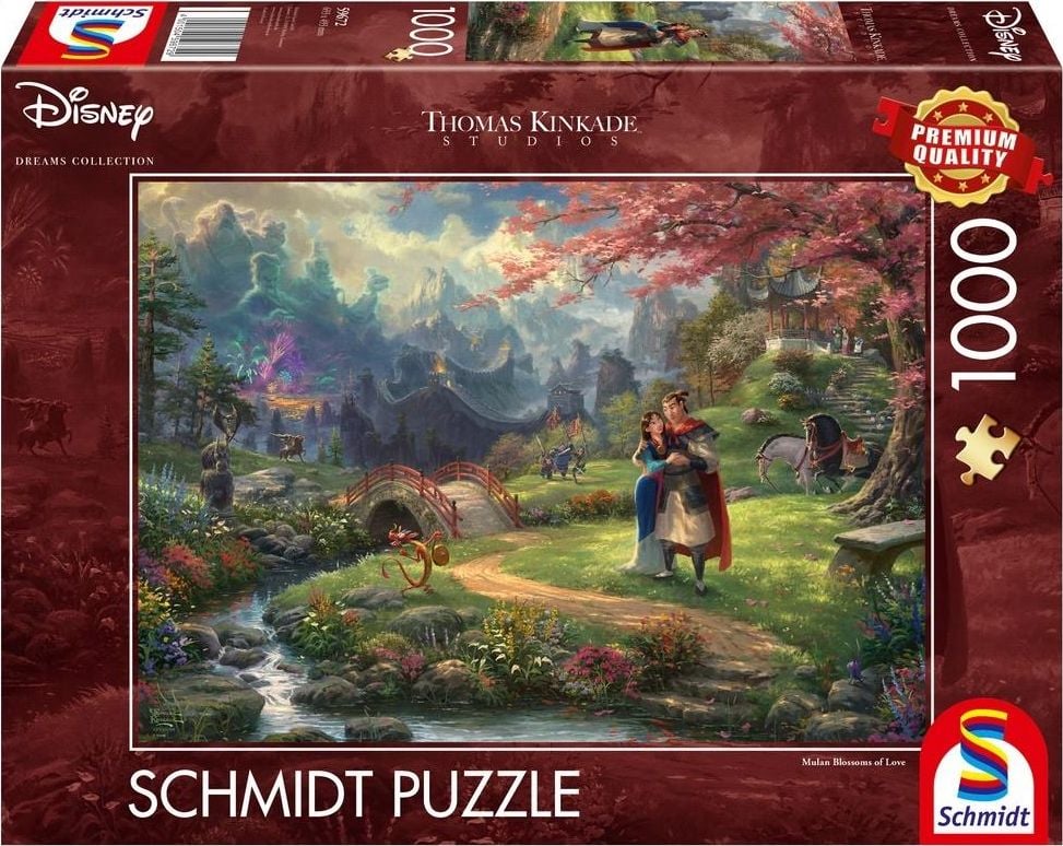 Puzzle Schmidt Spiele PQ 1000 Mulan (Disney) G3 în română.