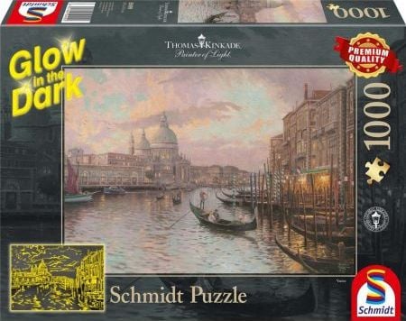 Puzzle Schmi, Thomas Kinkade, Strazile Venetiei, 1000 Piese, Multicolor
