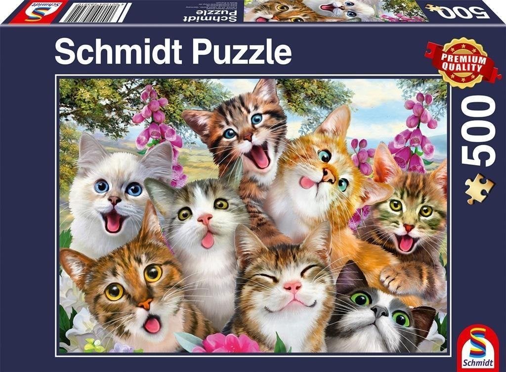 Schmidt Spiele Puzzle PQ 500 Pisicile fac selfie-uri G3