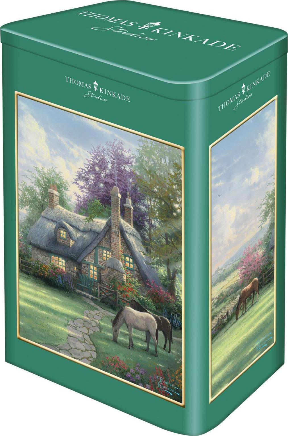 Puzzle Schmidt 500 piese - Thomas Kinkade: A Perfect Summer Day, cutie metalica