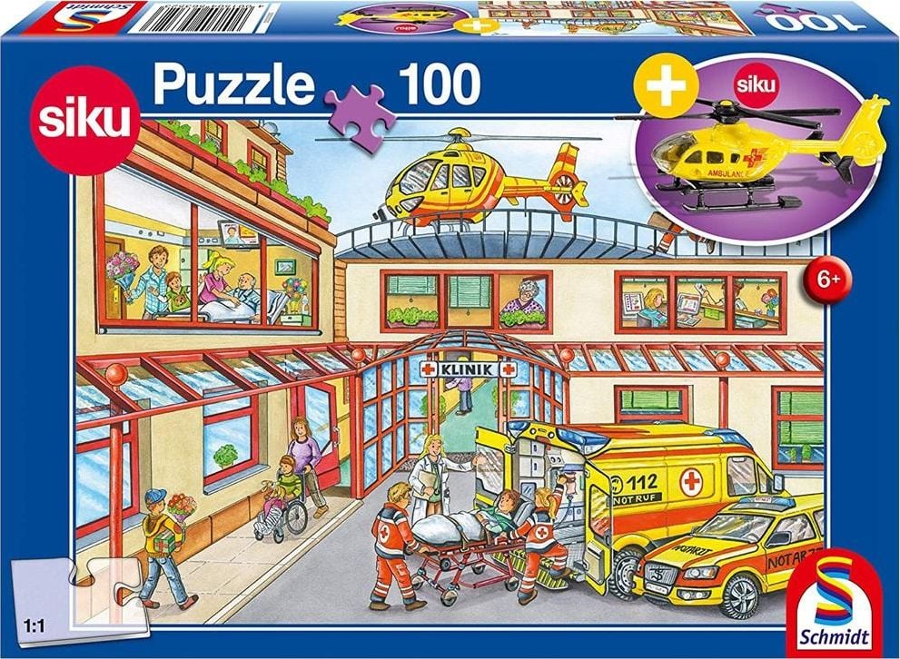 Puzzle Schmidt - Rescue Helicopter, 100 piese (56352)