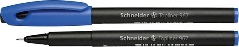 Schneider Fineliner SCHNEIDER Topliner 967, 0,4 mm, albastru - 4004675096739