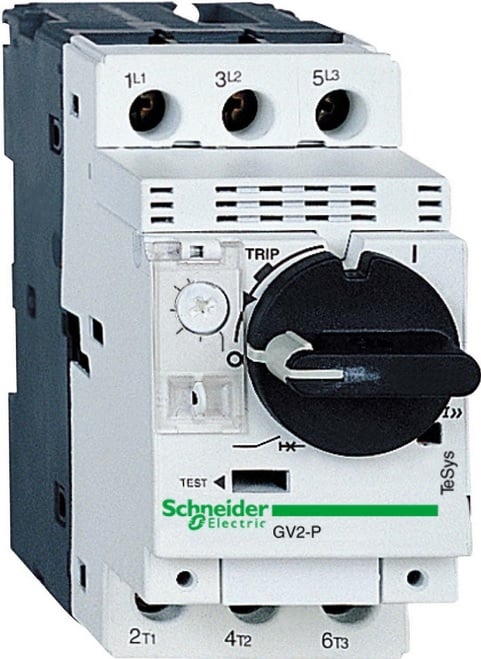 Schneider Comutator motor 3P 0,18kW 0,4-0,63A GV2P04