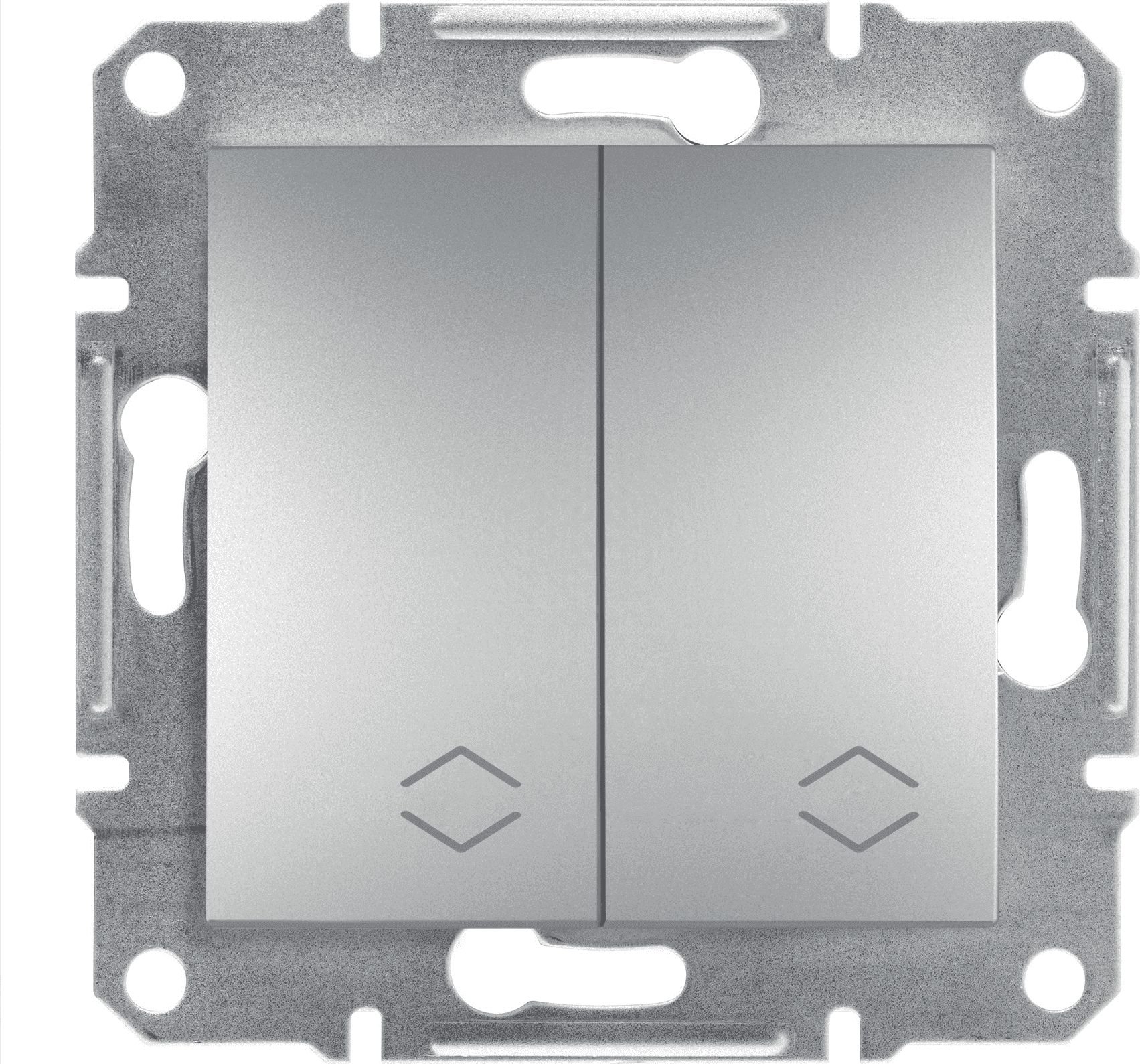Conector dublu sens Asfora fără ramă de aluminiu (EPH0600161)