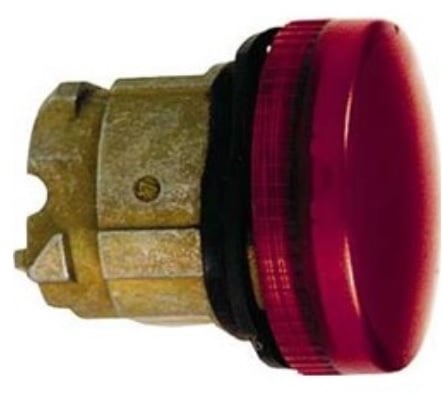 Șeful de avertizare lumina 22mm roșu - ZB4BV043