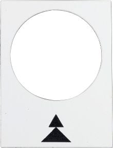 Schneider Electric Placă descriere albă dreptunghiulară 30x40mm (ZB2BY4909)
