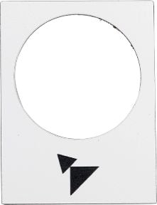Schneider Electric Placă descriere albă dreptunghiulară 30x40mm (ZB2BY4915)