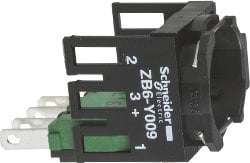 Bloc de contact Schneider Electric cu corp/flanșă de montare 1NO+1NC conector Faston ZB6Z5B