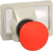 Buton de siguranță Schneider Electric 40mm pentru carcase roșii prin rotire (GV2K011)