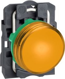 Schneider Electric Butoane complete de control O22 lentilă obișnuită LED 230-240V (XB5AVM5)