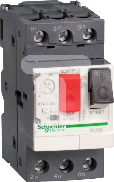 Protectie disjunctor motor TeSys termo-magnetic 3 poli 1.6 - 2.5 A Schneider