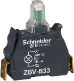 Schneider Electric Zestaw świetlny z diodą LED BA9s 230V AC bez lampki (ZBV6)