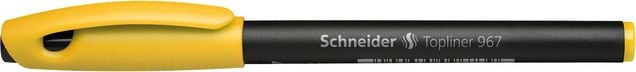 Schneider fineliner Topliner 967 oțel inoxidabil 0,4 mm negru/galben