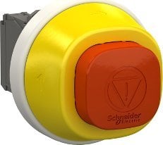 Schneider Harmony XB5 Buton complet de oprire de urgență E.Stop iluminat Ttr 24V W/R 1Z XB5AS84W3B5